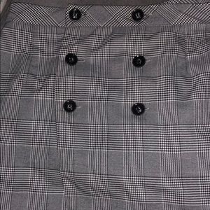 Plaid A line zara skirt